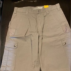 Carhartt, size 32 gray shorts, 11 inch inseam